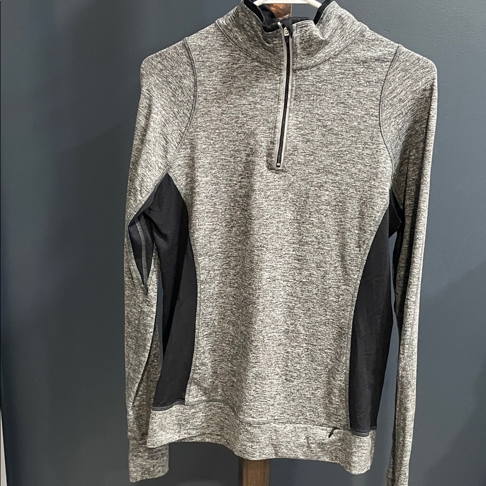 Gray and Black Women's Sweatshirt